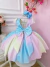 Vestido Infantil Chuva de Amor Colorido Circo Cinto Pérolas - Lele Moda Kids
