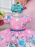 Vestido Infantil Jardim das Borboletas Rosa Festas Luxo - comprar online