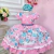 Vestido Infantil Jardim das Borboletas Rosa Festas Luxo - comprar online