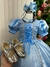 Fantasia Princesa Cinderela Modelo 2 - Lele Moda Kids