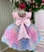 Vestido Ysa Kids Tematico Sereia - Fundo do Mar Rosa - comprar online