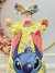 Vestido Infantil Amarelo Lilo e Stitch Luxo Festas - Lele Moda Kids