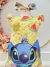 Vestido Infantil Amarelo Lilo e Stitch Luxo Festas