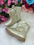 Bota/ Coturno Flor Di Mila Boiadeira Texana Liz Dourado
