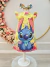 Vestido Infantil Amarelo Lilo e Stitch Luxo Festas - Lele Moda Kids