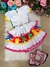 Conjunto Junino Banana Club Luxo Noiva/Noivinha Branco - comprar online