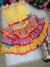 Conjunto Junino Banana Club Luxo Sofia Xadrez Amarelo na internet
