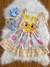 Vestido Infantil Coelhinho da Páscoa Amarelo Luxo Festas - loja online