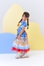 Vestido Infantil Junino Azul Colorido Festa Folia Premium - comprar online