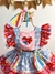 Romper Junino Azul Colorido Com Laço de Chapéuzinho - comprar online