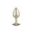 Plug Anal Dourado Tamanho P Com Pedra Cravejada Sexy Fantasy - comprar online