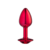 Plug Anal Vermelho Tamanho P Com Pedra Sexy Fantasy - comprar online