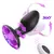Plug Anal Diamante Roxo - Vibração e rotação de 360 na internet