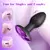 Imagem do Plug Anal Diamante Roxo - Vibração e rotação de 360