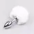 Plug Anal cauda de coelho - Aço inoxidável - loja online