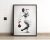 quadro decorativo com moldura preta e vidro esporte futebol Vini Jr Real Madrid