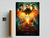 Quadro poster do filme Animais Fantásticos: Os Segredos de Dumbledore, apresentando personagens principais em um fundo mágico e vibrante.