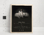 quadro decorativo com moldura pinus e vidro musica spotify Billie Eilish When We All Fall Asleep Where Do We Go