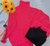 sweater polera trenzado largo