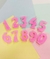 vela numero grande rosa