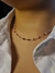 Choker com Pedras de Zircônia Vermelha - R$75,00