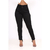 Calça Feminina Clochard sarja cintura alta cigarrete preta - loja online
