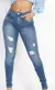 Calça Jeans Feminina Skinny Cintura Alta Biotipo Jeans original na internet
