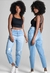 Calça Mom Feminina Cintura Alta Sawary Jeans Original