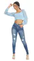 Calça Jeans Feminina Skinny Cintura Alta Biotipo Jeans original - Glizzy Shop