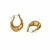 Argolas Elegantes Banhadas a Ouro 18K - loja online