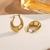 Argolas Elegantes Banhadas a Ouro 18K - comprar online
