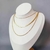 Colar Minimalistas em Aço Inoxidável Banhado a Ouro 18k - Glizzy Shop