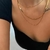 Colar Minimalistas em Aço Inoxidável Banhado a Ouro 18k - comprar online