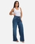 Calça Feminina Wide Leg Jeans
