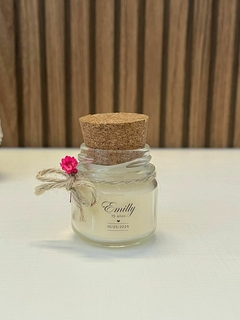 MINI VELA ROLHA 30G - Personalizada na internet
