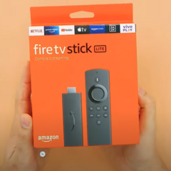 Amazon Fire TV Stick Lite de voz Full HD 8GB - Suporte Roque Tecnologia e Suprimentos