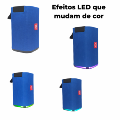Caixa de Som Portátil Bluetooth LED RGB SoundBox 10w Exbom CS-M31BTL - loja online