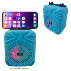 Caixinha De Som Bluetooth LED RGB Alta Qualidade 10W Suporte Celular - loja online