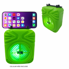 Caixinha De Som Bluetooth LED RGB Alta Qualidade 10W Suporte Celular na internet