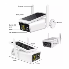 Câmera De Segurança Wifi Energia Solar ou Bateria KA-S710 Kapbom na internet
