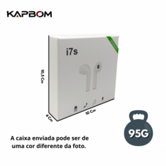 Fone de Ouvido Intra Auricular Bluetooth com Case de Carregamento I7s UPGRADED na internet