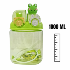 Garrafa Squeeze Infantil BICHOS 1 Litro com Canudo + Botão + Trava na internet