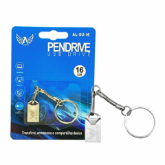 Pendrive Chaveiro 16GB Unidade Flash USB de Alta Velocidade USB