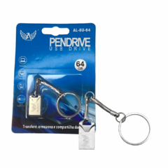 Pendrive Chaveiro 64GB Unidade Flash USB de Alta Velocidade USB