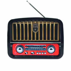 Imagem do Caixa de Som Rádio Retro 3W Bluetooth 5.1 com Lanterna
