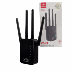 Repetidor de Sinal Wireless 2.4Ghz com 4 Antenas Kapbom KA-X333