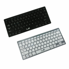 Teclado Portátil Bluetooth Sem Fio Ultra Fino Tablet Celular Notebook Computador - Suporte Roque Tecnologia e Suprimentos
