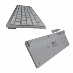 Teclado Portátil Bluetooth Sem Fio Ultra Fino Tablet Celular Notebook Computador - comprar online