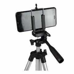 Tripé Universal TRIPOD 3 em 1 para Câmera e Celular Selfie de 1 Metro - Suporte Roque Tecnologia e Suprimentos