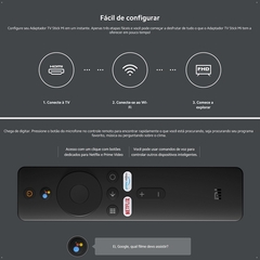 Xiaomi Mi Stick Tv 4k Controle De Voz na internet